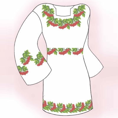 Платье жіночe "Калина" (с поясом)