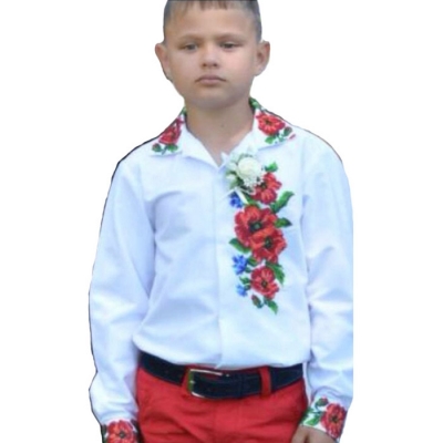 Сорочка дитяча "Маки з волошками"