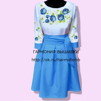 Костюм жіночий "Рози 5" (синие)