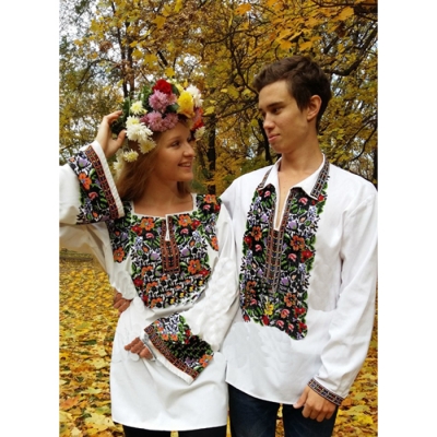 Сорочка чоловіча "Борщівські мотиви 16"