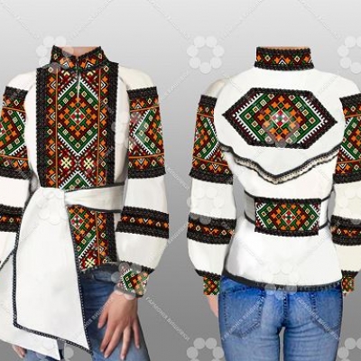 Сорочка жіноча "Борщівські мотиви 53"